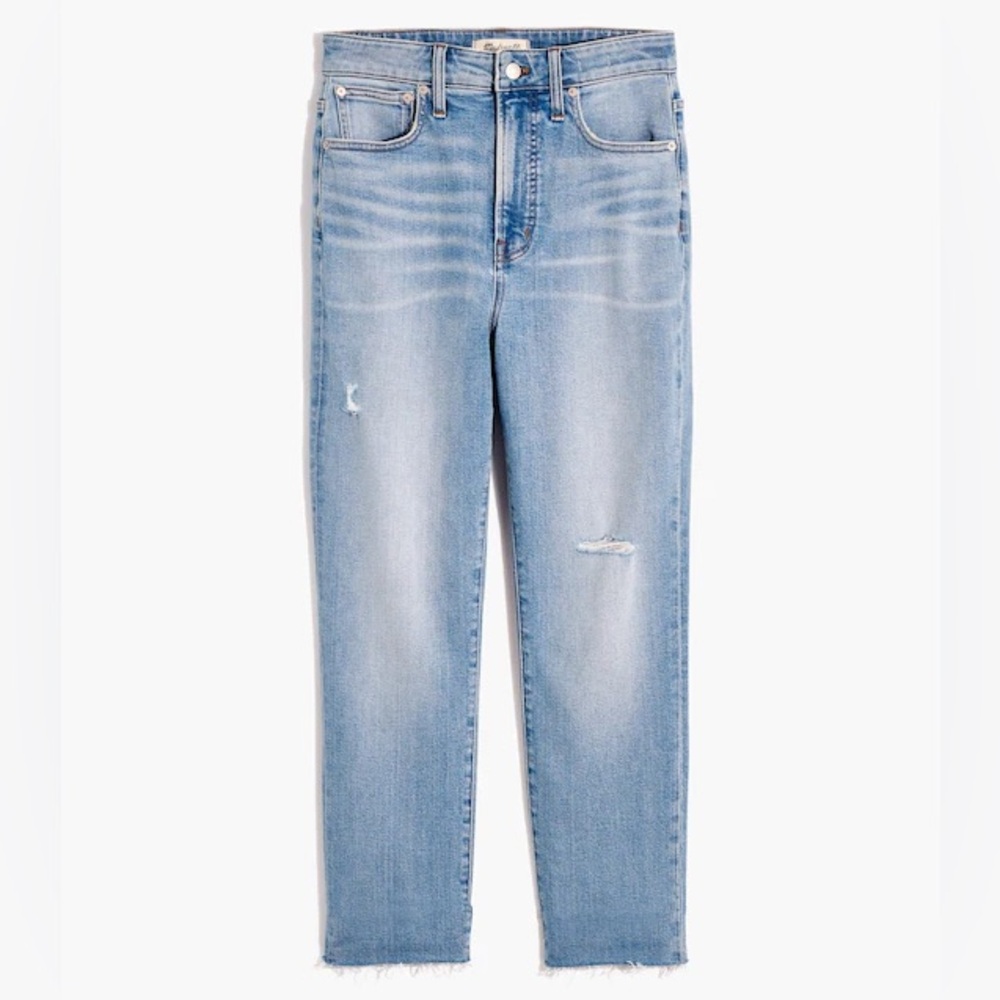 NWT Madewell The Petite Curvy Perfect Vintage Jean Worn-In Edition 27P